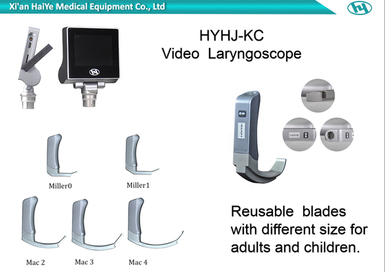 再使用可能なビデオLaryngoscope 316の医学のステンレス鋼の刃のAnaesthesia緊急ICU