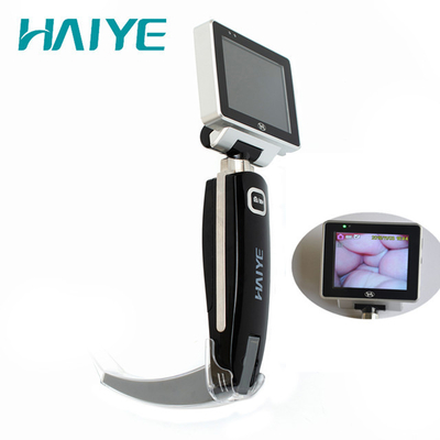 刃が付いている3.5インチLEDスクリーンのENT検査の使い捨て可能なビデオLaryngoscope