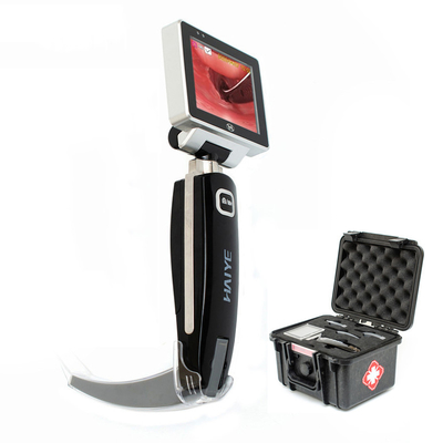 2022の3インチの表示3使い捨て可能な刃の医学の麻酔のビデオLaryngoscope