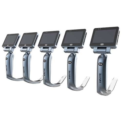 5つの使い捨て可能な刃が付いている3.0インチの麻酔の医学のビデオLaryngoscope