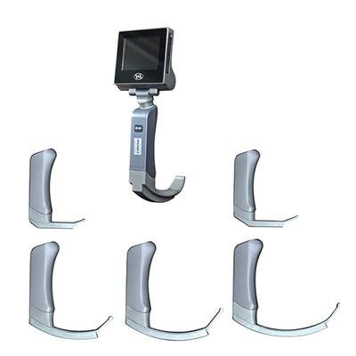 難しさの航空路の挿管法のための3インチ スクリーンの反霧の再使用可能なビデオLaryngoscope