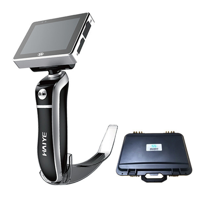 使い捨て可能な刃が付いている3インチ スクリーンの麻酔のビデオLaryngoscope