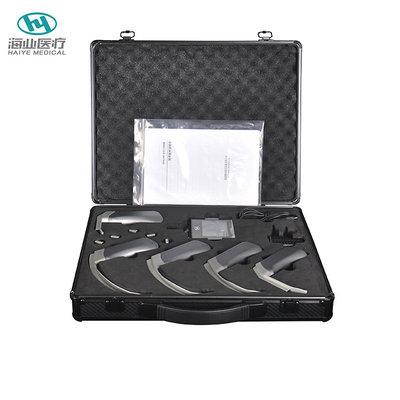 5つの再使用可能な刃のHaiyeのビデオLaryngoscope